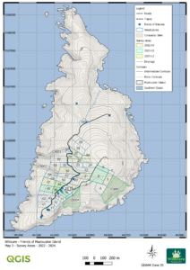 Map 3 - Survey Areas last three years