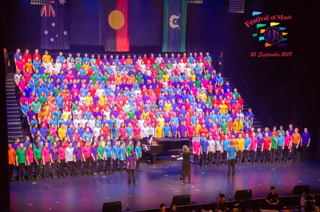 Children a the South Australian Primary Schools' Music Festival Wildcare