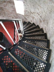 Maatsuyker Island Lighthouse Stairwell, 2019 (Photo Fiona Taylor)